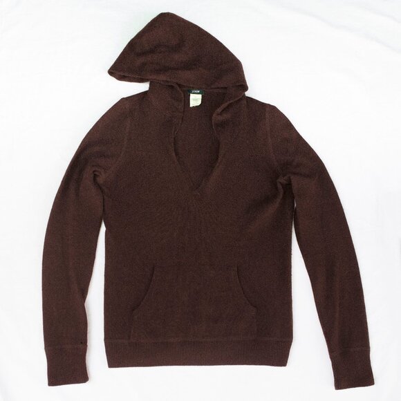 J. Crew Sweaters - J. Crew Wool Cashmere Hooded Pull Over Sweater